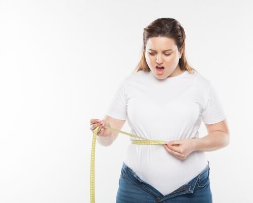 メタボの女性